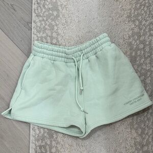 Coast Collection Pastel Mint High Waist Shorts